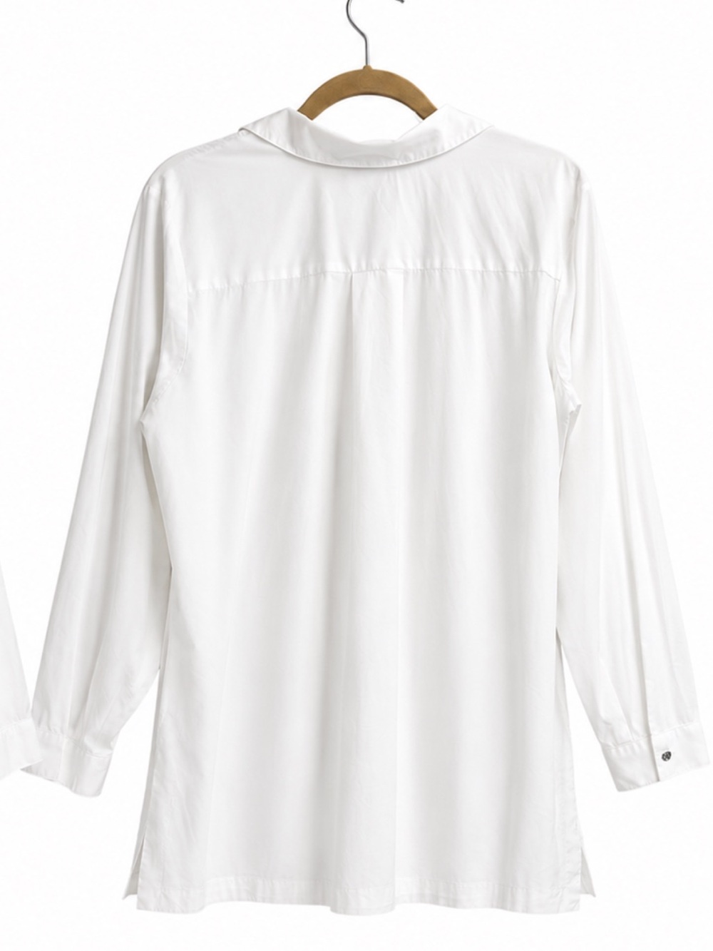 J. Jill White Shirt Collection Button Front Stretch Blouse XL Classic Career - Picture 3 of 13